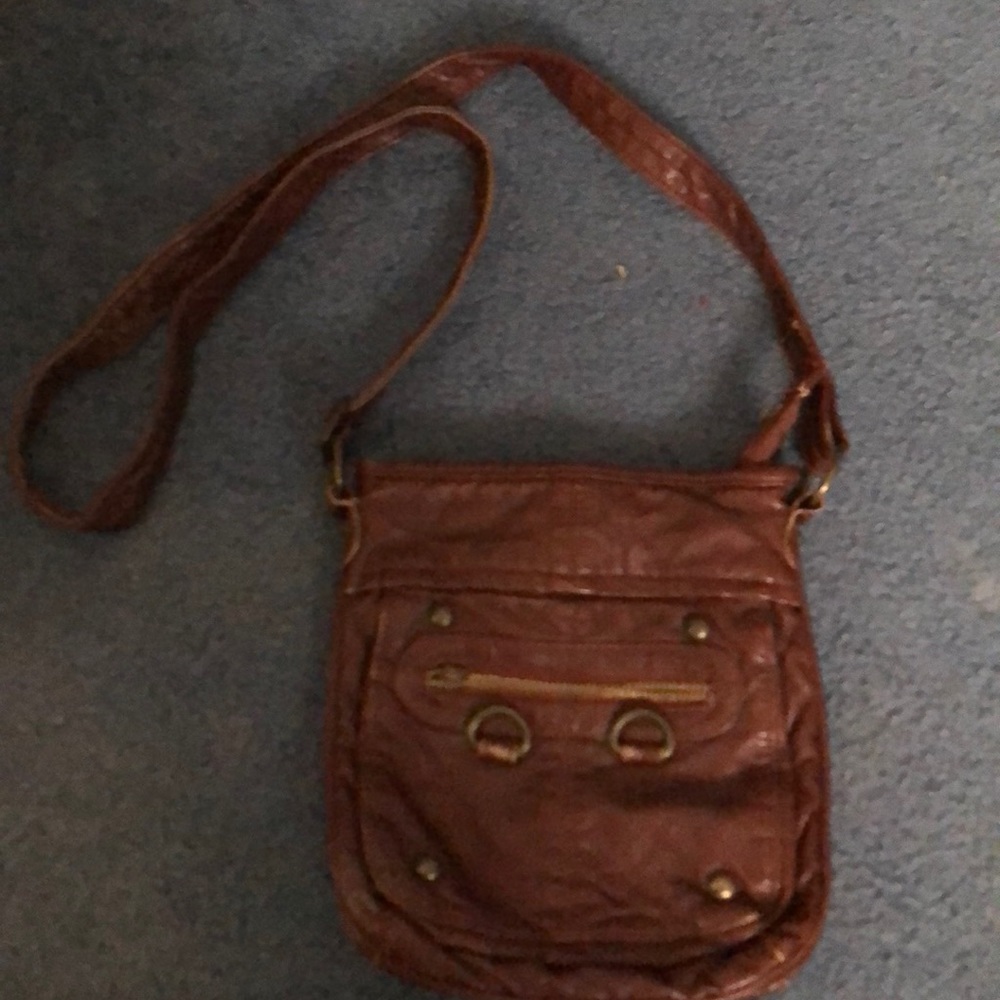Brown crossbody bag